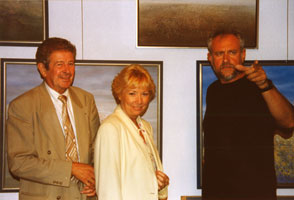 Mrs and Jo Röpcke in his studio 1997.
