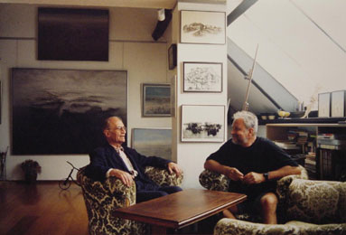 André Van Laere in Jacky’s studio, summer 1997