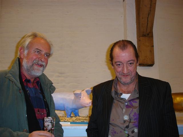 With Josse De Pauw at the project in St.-Kwintens-Lennik