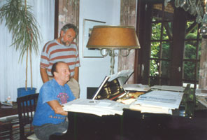 Thuis bij François Glorieux op 18 mei 1998 speelt hij 
