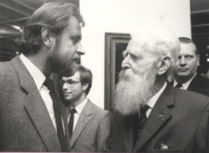 Jacky Duyck en Felix De Boeck op tentoonstelling in 1984.