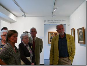 Op de officiële openingsreceptie van het nieuwe GEVAERT-MINNE museum in St. Martens – Latem op 25 augustus 2012